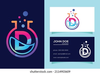 Initial D monogram alphabet with earth globe emblem. Globe logo design vector template. Font emblem
