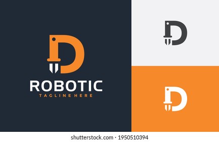 initial D robot arm logo	