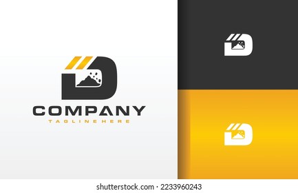 initial D rocks construction logo