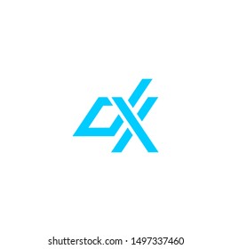 Initial D X logo design template
