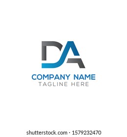 Initial DA Letter Logo With Creative Modern Business Typography Vector Template. Creative Letter DA Logo Vector.