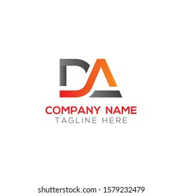 Initial DA Letter Logo With Creative Modern Business Typography Vector Template. Creative Letter DA Logo Vector.