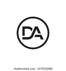 Initial DA Letter Logo With Creative Modern Business Typography Vector Template. Creative Letter DA Logo Vector.