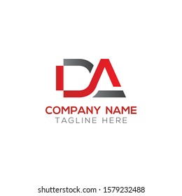 Initial DA Letter Logo With Creative Modern Business Typography Vector Template. Creative Letter DA Logo Vector.