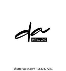 Initial DA Letter Logo With Creative Modern Business Typography Vector Template. Creative Letter DA Logo Vector.