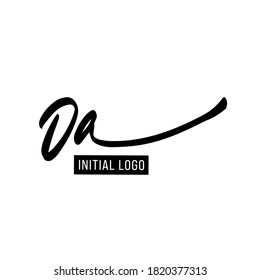 Initial DA Letter Logo With Creative Modern Business Typography Vector Template. Creative Letter DA Logo Vector.