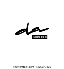 Initial DA Letter Logo With Creative Modern Business Typography Vector Template. Creative Letter DA Logo Vector.