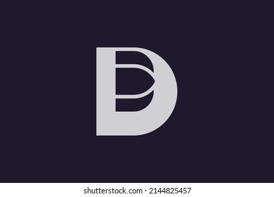 Initial DB BD modern monogram and elegant logo design, Professional Letters Vector Icon Logo on luxury background.