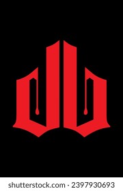 initial db idea vector logo design
