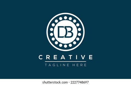 Initial DB Letter Logo With Modern Typography Vector Template. Creative Letter DB Logo .