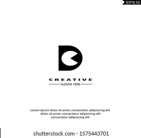 Initial DC, CD modern Logo icon design. Vector graphic design template element. Graphic Symbol for Corporate Business Identity.