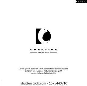 Initial DC, CD modern Logo icon design. Vector graphic design template element. Graphic Symbol for Corporate Business Identity.