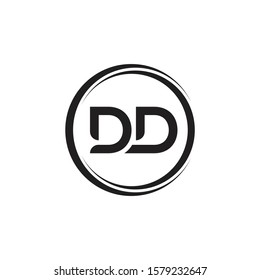 Initial DD Letter Logo With Creative Modern Business Typography Vector Template. Creative Letter DD Logo Vector.