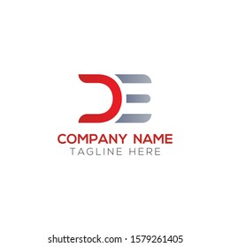 Initial DE Letter Logo With Creative Modern Business Typography Vector Template. Creative Letter DE Logo Vector.