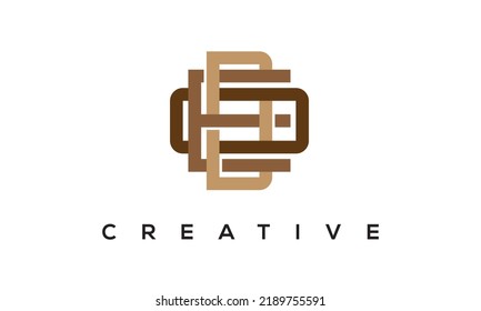 initial DEO, OED letters monogram, three letters creative modern typographic logo, eye catching DEO, OED alphabet stylish logo vector