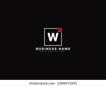 Initial Df, Di, Da, Dm, Dw Dn, Du Business Logo Icon Design