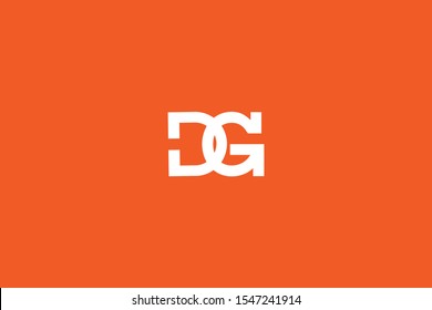 Initial DG GD Letter Logo Design Vector Template. Monogram and Creative Alphabet D G Letters icon Illustration.
