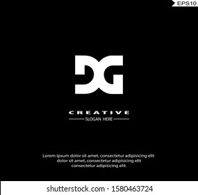Initial DG, GD modern Logo icon design. Vector graphic design template element. Graphic Symbol for Corporate Business Identity.