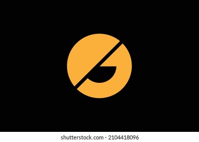 Initial DG GD modern monogram and elegant logo design, Professional Letters Vector Icon Logo on black background.