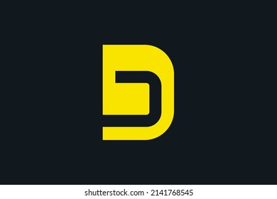 Initial DG GD modern monogram and elegant logo design, Professional Letters Vector Icon Logo on luxury background.