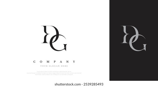 Initial DG Logo Design Vector 