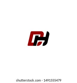 Initial DH minimalist modern logo