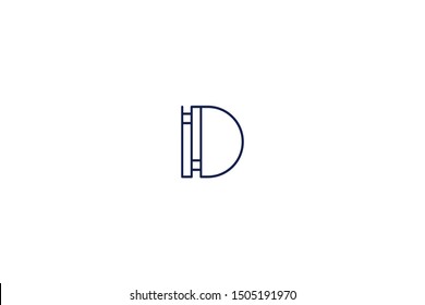 Initial DI ID Letter Logo Design Vector Template. Monogram and Creative Alphabet D I Letters icon Illustration.