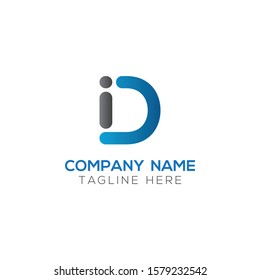 Initial DI or ID Letter Logo With Creative Modern Business Typography Vector Template. Creative Letter DI or ID Logo Vector.