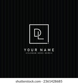 Initial DL Vector Logo - Elegant Monogram Template for letter D and L for your Business