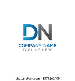 Initial DN Letter Logo With Creative Modern Business Typography Vector Template. Creative Letter DN Logo Vector.