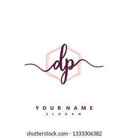 Initial DP handwriting logo