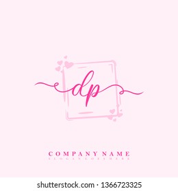 Initial DP handwriting logo