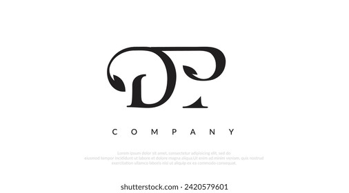 Initial DP Logo Design Vector 