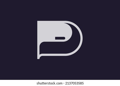 Initial DP PD modern monogram and elegant logo design, Professional Letters Vector Icon Logo on luxury background.