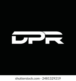 Initial DPR Simple Geometric Modern Business Creative Design Logo