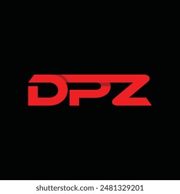 Initial DPZ Modern Geometric Business Technology Logo