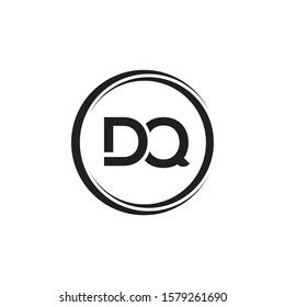 Initial DQ Letter Logo With Creative Modern Business Typography Vector Template. Creative Letter DQ Logo Vector.