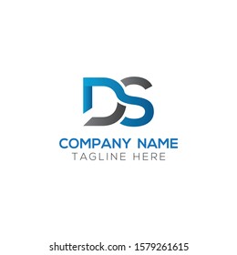 Initial DS Letter Logo With Creative Modern Business Typography Vector Template. Creative Letter DS Logo Vector.