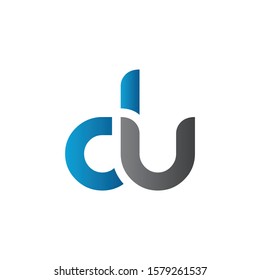 Initial DU Letter Logo With Creative Modern Business Typography Vector Template. Creative Letter DU Logo Vector.