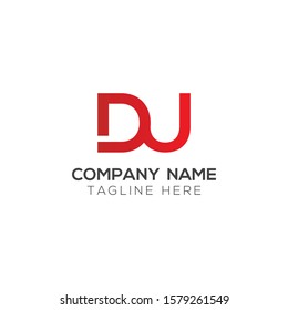Initial DU Letter Logo With Creative Modern Business Typography Vector Template. Creative Letter DU Logo Vector.