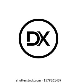 Initial DX Letter Logo With Creative Modern Business Typography Vector Template. Creative Letter DX Logo Vector.