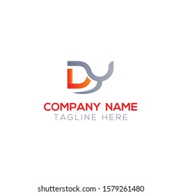 Initial DY Letter Logo With Creative Modern Business Typography Vector Template. Creative Letter DY Logo Vector.