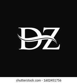 Initial DZ Letter Logo Design Vector Template. DZ Logo Design