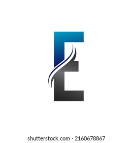 Initial E Letter Logo Design And Creative Modern Business Typography Vector Template. E letter logo design illustration.