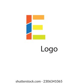 Initial E letter luxury beauty flourishes ornament monogram logo Swoosh Letter Logo Design for business and company identity. Water Wave E Logo with modern trendy