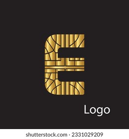 Initial E letter luxury beauty flourishes ornament monogram logo Swoosh Letter Logo Design for business and company identity. Water Wave E Logo with modern trendy