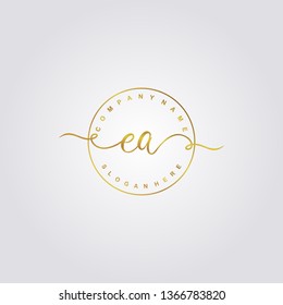 Initial EA handwriting logo