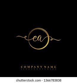 Initial EA handwriting logo