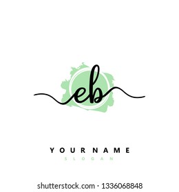 Initial EB handwriting logo