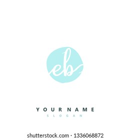 Initial EB handwriting logo
